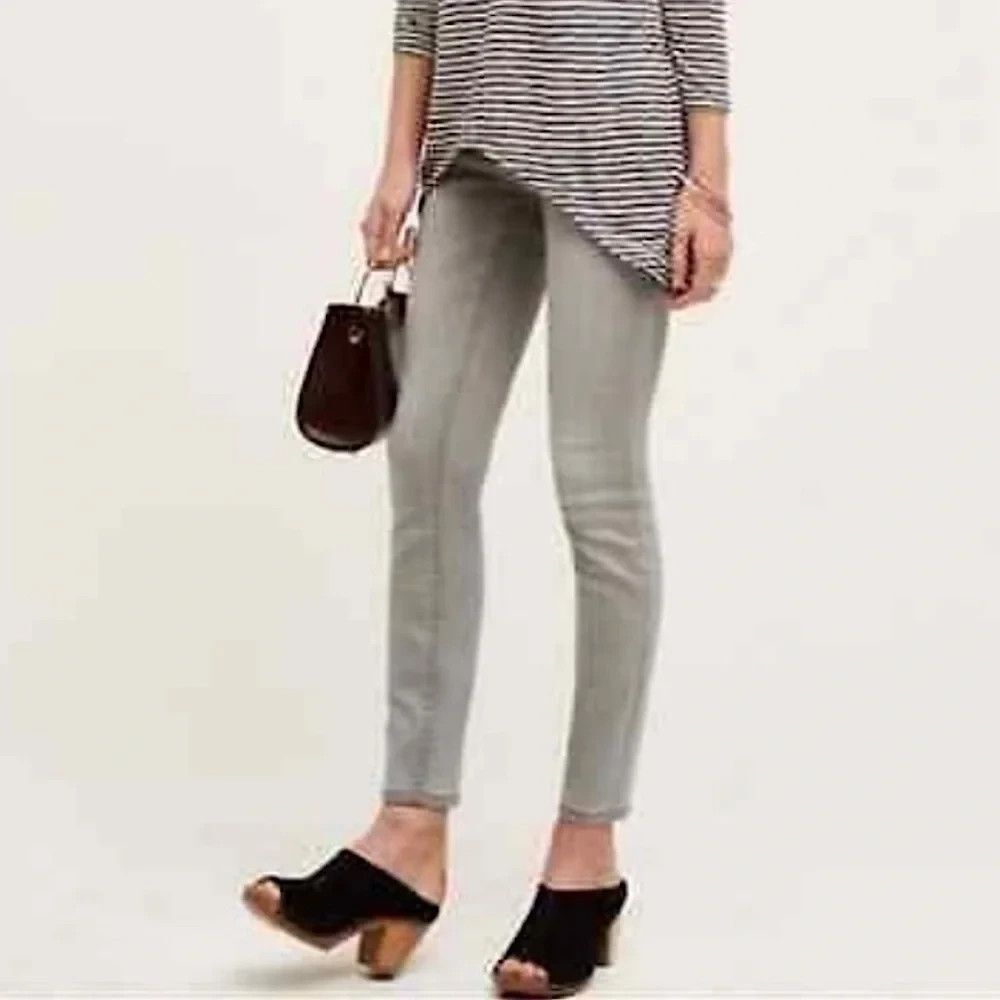 Anthropologie Pilcro and the Letterpress Low-Rise Stet Fit Straight Jeans  28